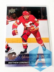 2023-24 Upper Deck Young Guns Series 1 Matthew Coronato #201 Calgary Flames